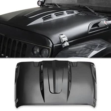 The Avenger Style Steel Hood Fr 2007-2018 Jeep Wrangler JK JKU Unlimited Rubicon