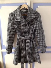 Designer Kenneth Cole New York Winter Coat, Size M - Vgc