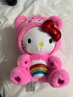 CARE BEARS Hello Kitty X Care Bear Plüsch Teddy USA exklusiver importierter UK-Verkäufer
