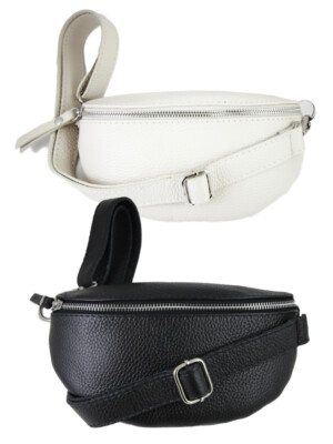 Leder Tasche Umhängetasche Crossbody Bag Bauchtasche klein Farben