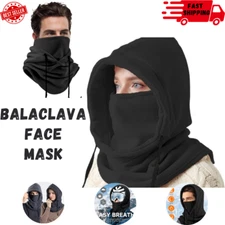 Winter Fleece Thermal Windproof Mask Balaclava Ski Full Face Mask for Men Women