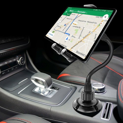 Car Cup Holder Universal Tablet / iPad Mount Gooseneck 360 Degree Adjustable - Picture 3 of 8