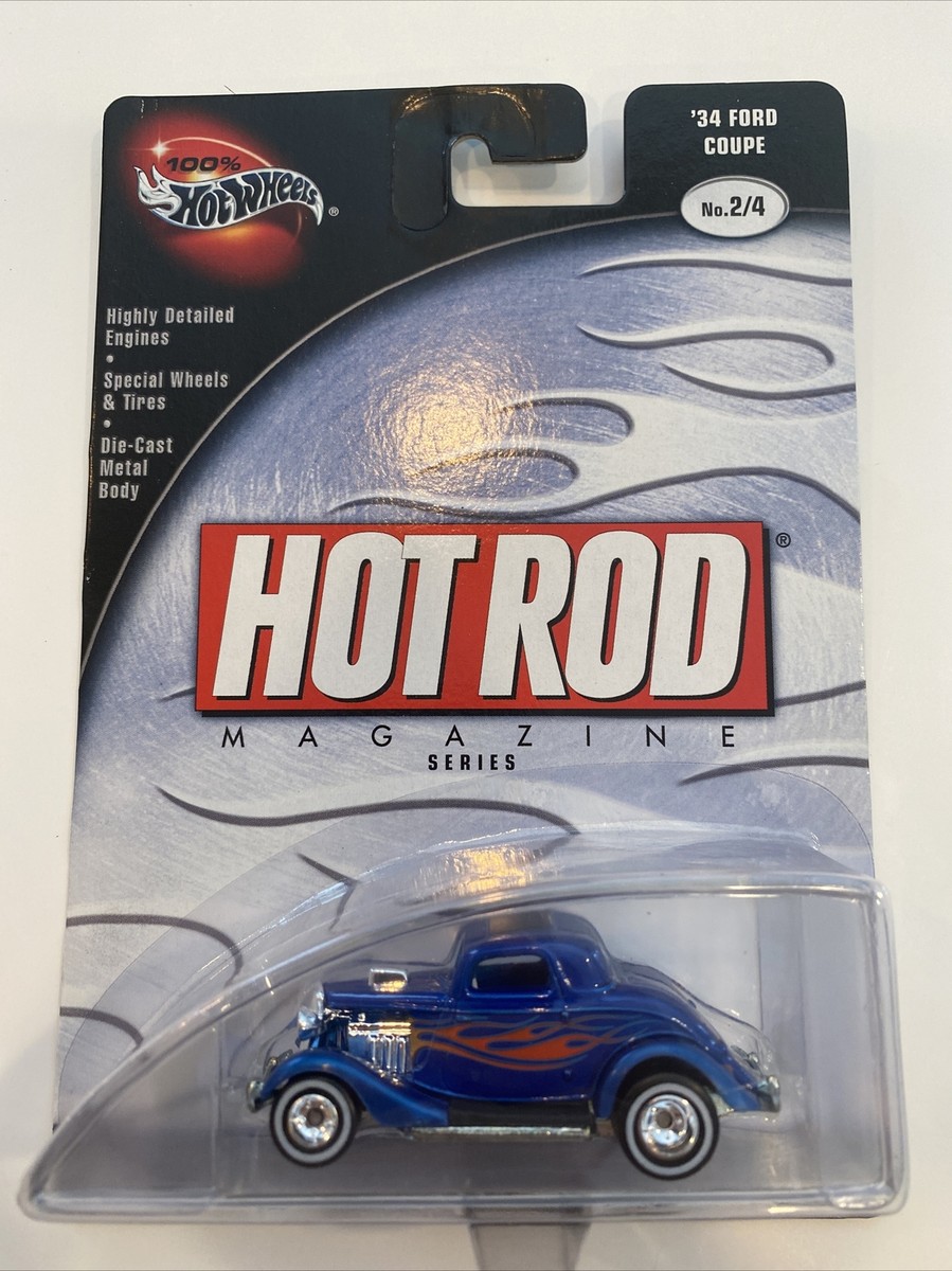 100% Hot Wheels Hot Rod Magazine Series 1934 Ford Coupe. #2
