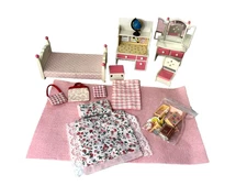 Calico Critter Sylvanian Families Sister's Bedroom Set RARE DISCONTINUED
