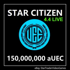 STAR CITIZEN - 150,000,000 aUEC (Alpha UEC) for 4.4 LIVE