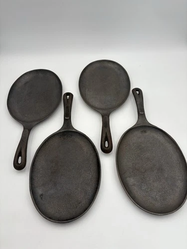 Wagner’s 1891 Original Sizzle Skillet Lot Of 4