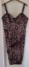 NEW River Island Plus Animal Print Dress Size UK 18