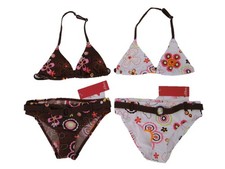 Neu- s.Oliver Kinder Bikini 2-teilig Triangel-Bikini 128 bis 176 weiß oder braun