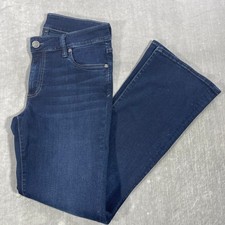 KUT from the Kloth Natalie Womens 6S High Rise Bootcut Dark Wash Jeans