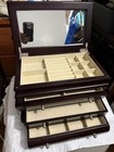 Things Remembered Wooden Jewelry Box with Mirror — photo 1