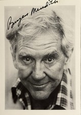 BURGESS MEREDITH Signed Autographed 5x7 Photo..Television & Movie LEGEND (d.1997