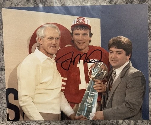 Joe Montana Autographed San Francisco 49ers 8x10 Photo Super Bowl Glossy Photo