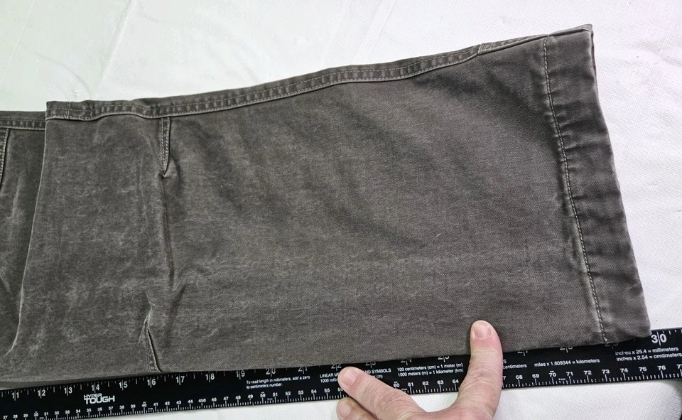 Kuhl Hot Rydr Lined Pants Men 33x30 Brown Canvas Patina Dye Outdoor Hiking - Image 4 of 4