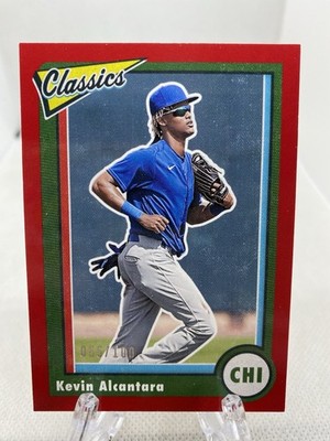 2023 Panini Chronicles Classics Kevin Alcantara #6 Red /100 (RC)