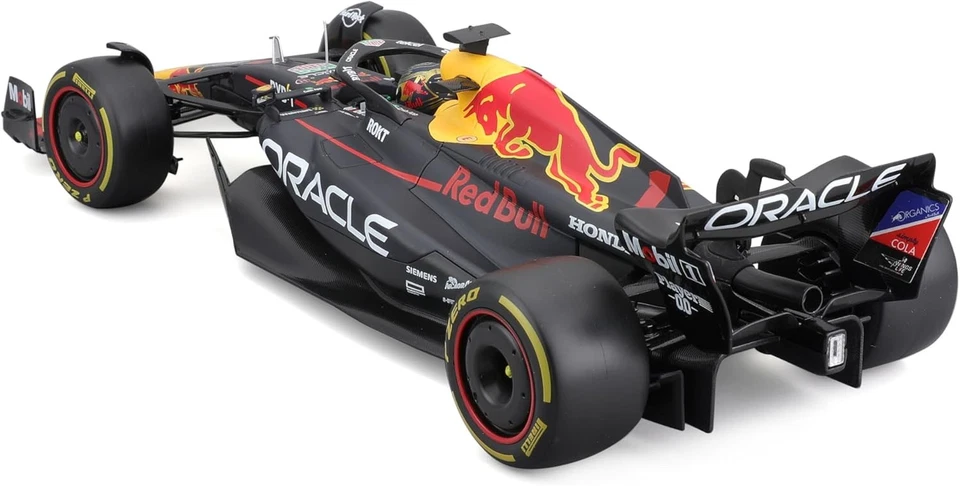May Cheong B18-18003V Bburago Formula 1 RED Bull RB19-Verstappen with Helmet Die - Immagine 3 di 4