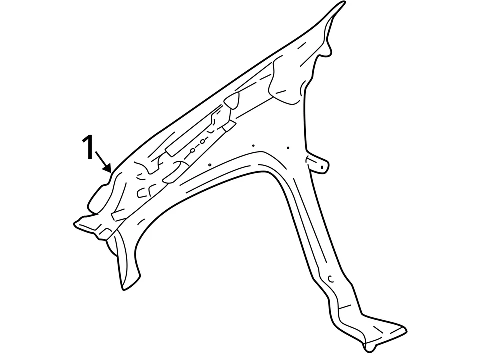 PARA GUARDABARROS PONTIAC AZTEK 2001-2005 ASM FRT RH 88893388 - NUEVO FABRICANTE DE EQUIPOS ORIGINALES 88893388 Foto 3 de 3