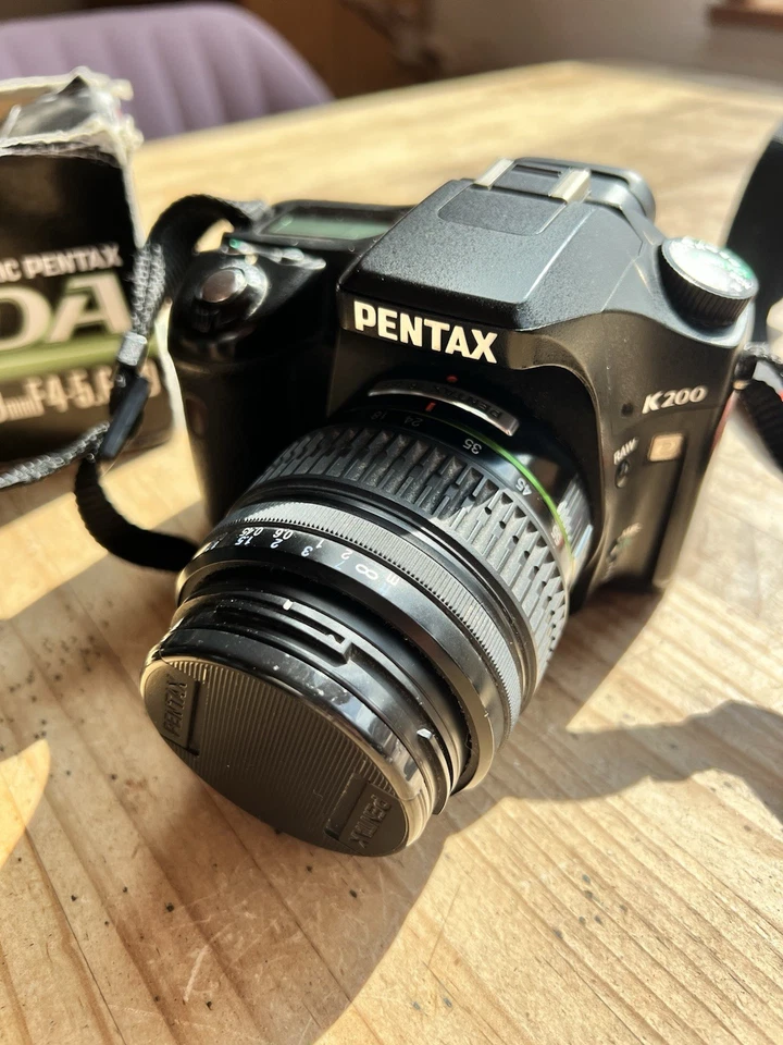 Pentax K200D Digital Spiegelreflex Kamera (defekt) + 2 Linsen 50-200mm + 18-55mm - Bild 2 von 4