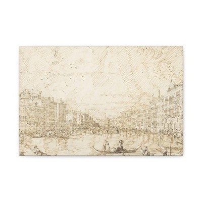 Canaletto - Het Canal Grande te Venetië - c. 1738 - c. 1740 - Canvas Wall Art