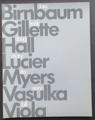 William Judson, Bill Viola / American Landscape Video The Electronic Grove 1st