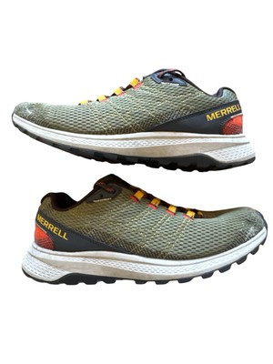 MERRELL Men s Size 8 Fly Strike Trail Running Sneaker Herb Performance Footwear 