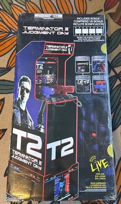 Arcade1UP Terminator 2: Judgement Day T2 Arcade Game Light-up Marque NEW Read