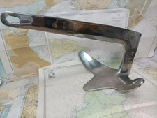 Boaters' Resale Shop of TX 2503 1154.01 LEWMAR 66lb STAINLESS STEEL CLAW ANCHOR