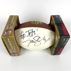 Vintage New York Jets Mark Sanchez NFL Autograph Football 2006 "The Duke" Wilson