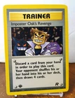 POKEMON IMPOSTER OAKS REVENGE 76/82 1ST EDITION TRAINER TEAM ROCKET MP-LP GENGAR