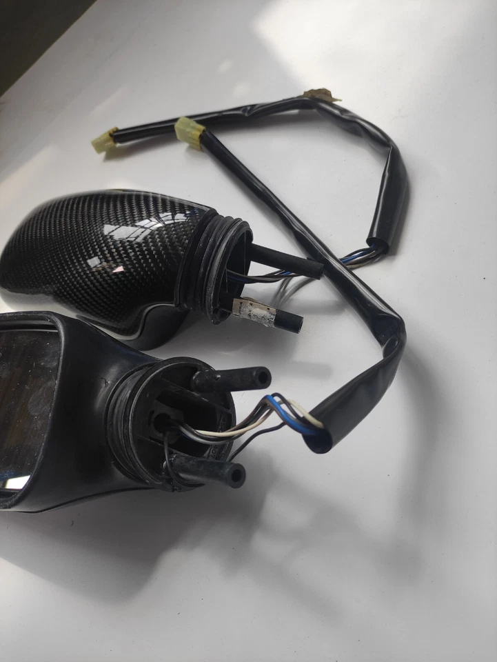 Espejos retrovisores de repuesto de fibra de carbono para Lotus Exige Elise Europa/Tesla Roadster Foto 3 de 4