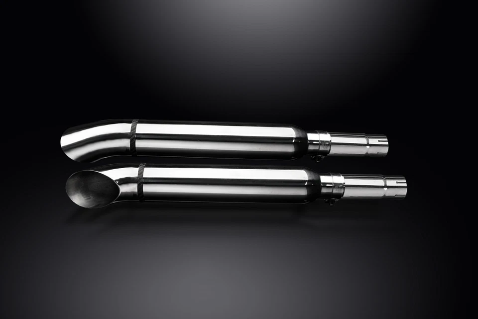 Silenciadores de escape Yamaha Royal Star Venture 1996-2013 16" de acero inoxidable con punta de salida Foto 4 de 4