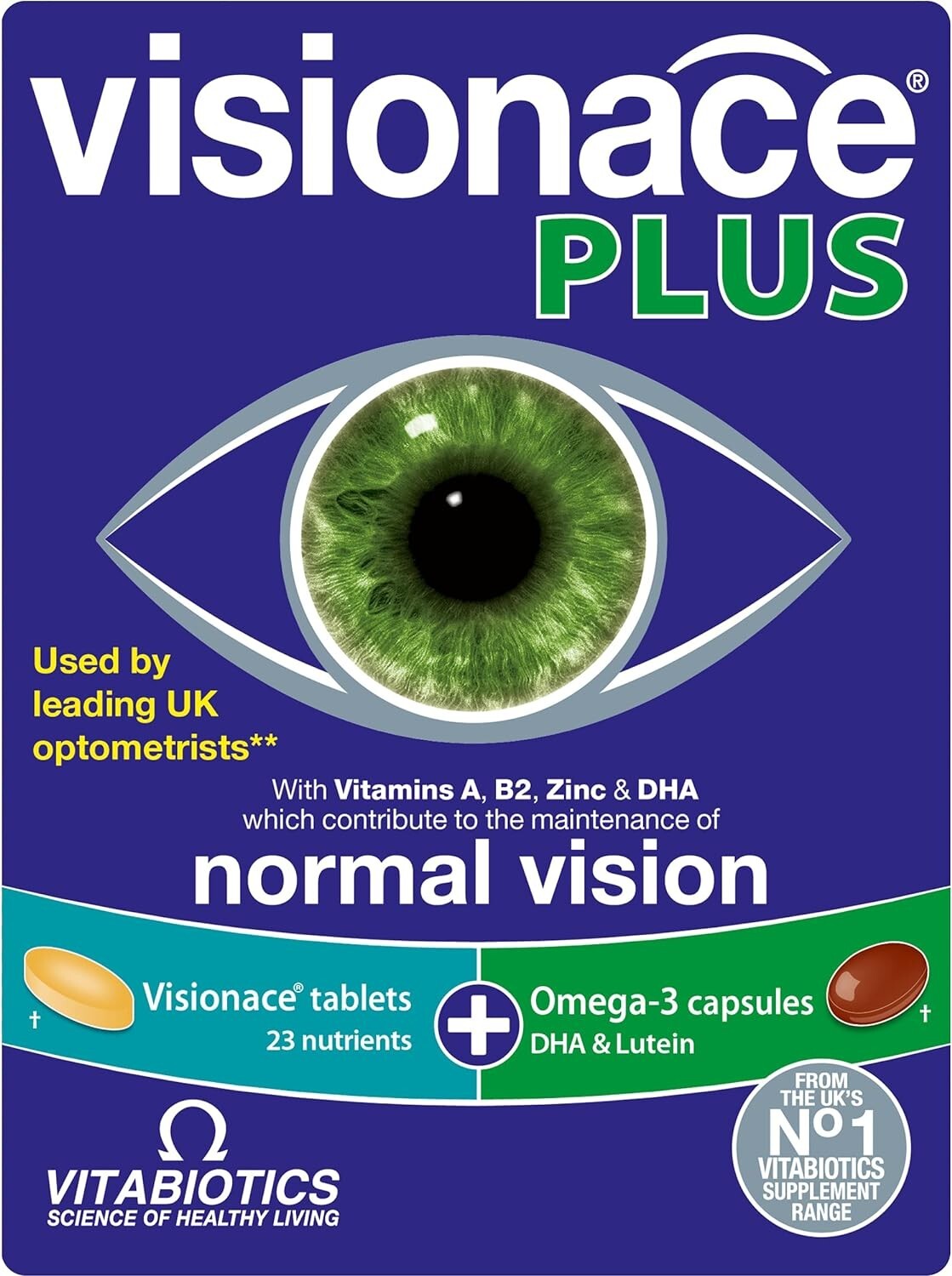 Vitabiotics Visionace Plus Vision Care - 56 Tablets BB:09/2027 - Image 15