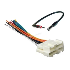 Radio Stereo Wire Harness + Antenna Adapter For Buick Cadillac Pontiac 1988-2002