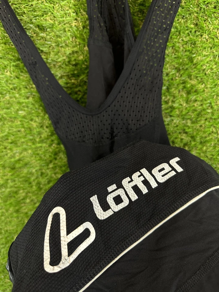 RARO CICLISMO CARRERA CLÁSICO CULOTTE CON TIRANTES LOFFLER SPORT ACTIVE ORIGINAL TALLA 48 (S) Foto 3 de 4