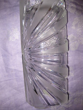 Vase Joska Bleikristall Halbschliff  Bodenmais Glashütte