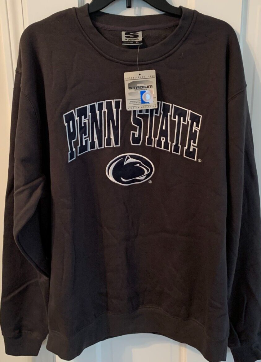 Penn State Stadium Athletics Crewneck Sweatshirt XL New With