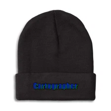 Beanies for Men Cartographer Winter Hats for Women Acrylic Skull Cap 1 Size