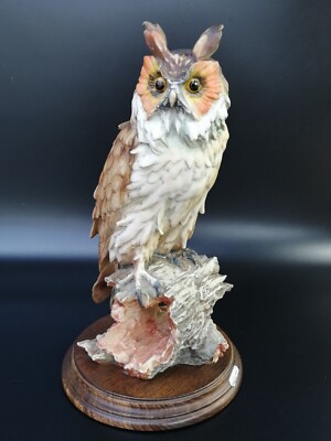 Giuseppe Armani Florence Porzellanfigur Waldohreule  30 x 17 cm Eule