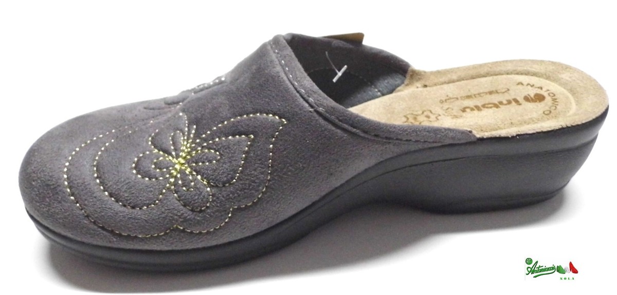 OFFERTA INBLU solettaSOFT PELLE ciabatte pantofole donna tessuto
