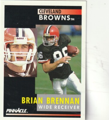 FREE SHIPPING-MINT-1991 Pinnacle Brian Brennan #241 BROWNS