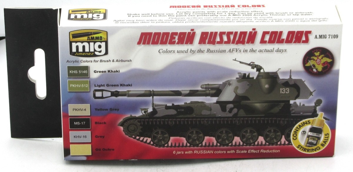 AMMO AMIG-7109 Modern Russian Colors (Acrylic Paint Set) Vehicle