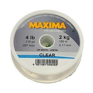 Maxima Clear Angelschnur 1 Spule 100m Friedfischangeln (grün) Friedfischangeln