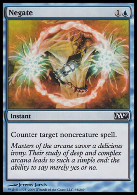 Magic the Gathering MTG Negate (65) Magic 2010   LP