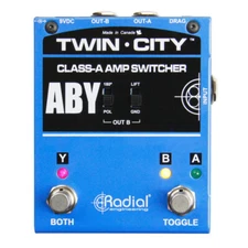 Radial Engineering R800 7115 00 Twin-City Active ABY Amp Switcher Pedal