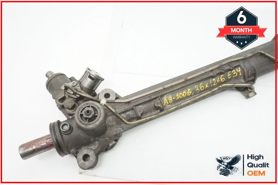 AUDI A8L QUATTRO 2003-2006 DIRECCIÓN ASISTIDA BARRA DE CAMBIOS Y PIÑÓN OEM Foto 3 de 4