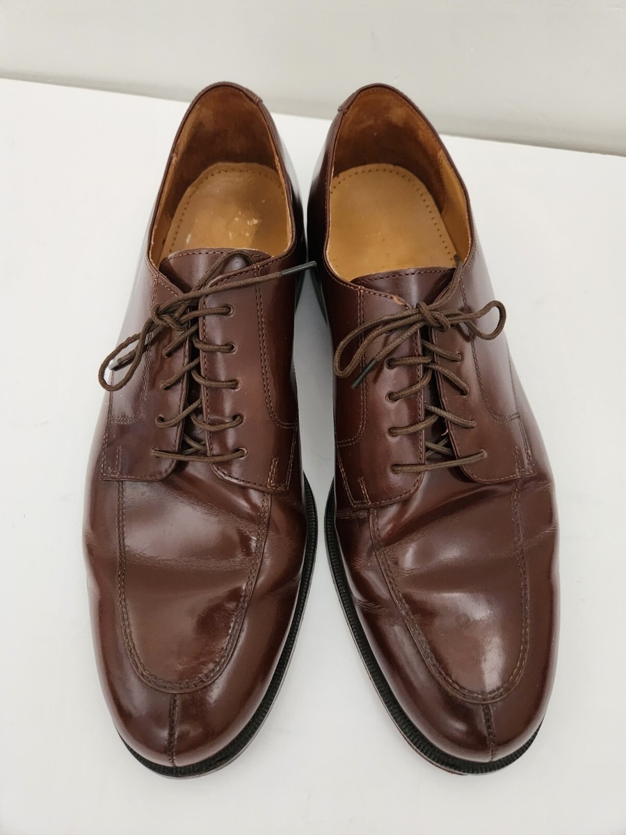 Cole Haan Brown Leather Size 10.5 D Oxfords Split Toe Lace  display picture 1