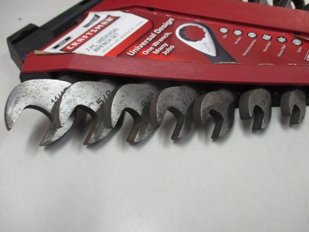 Craftsman 914018 7 pc 12 Point Universal SAE Combination Wrench