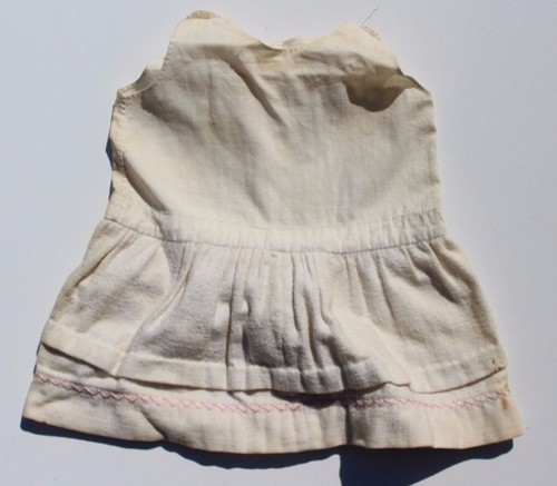 Vestido vintage de lino blanco de los años 50 ropa de juego/ropa con cuello #7 - Imagen 3 de 4