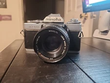 Minolta XD11 35mm Black SLR Film Camera Body ~Works~ #500