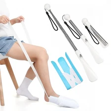 Fanwer Sock Aid Kit -Sock Aide Device for Seniors with Adjustable Shoe Horn, ...