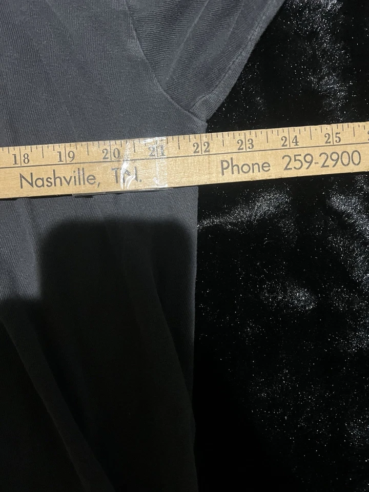 Camiseta de motociclista de manga larga negra descolorida Y2K Flames Eagles talla XL Foto 3 de 4